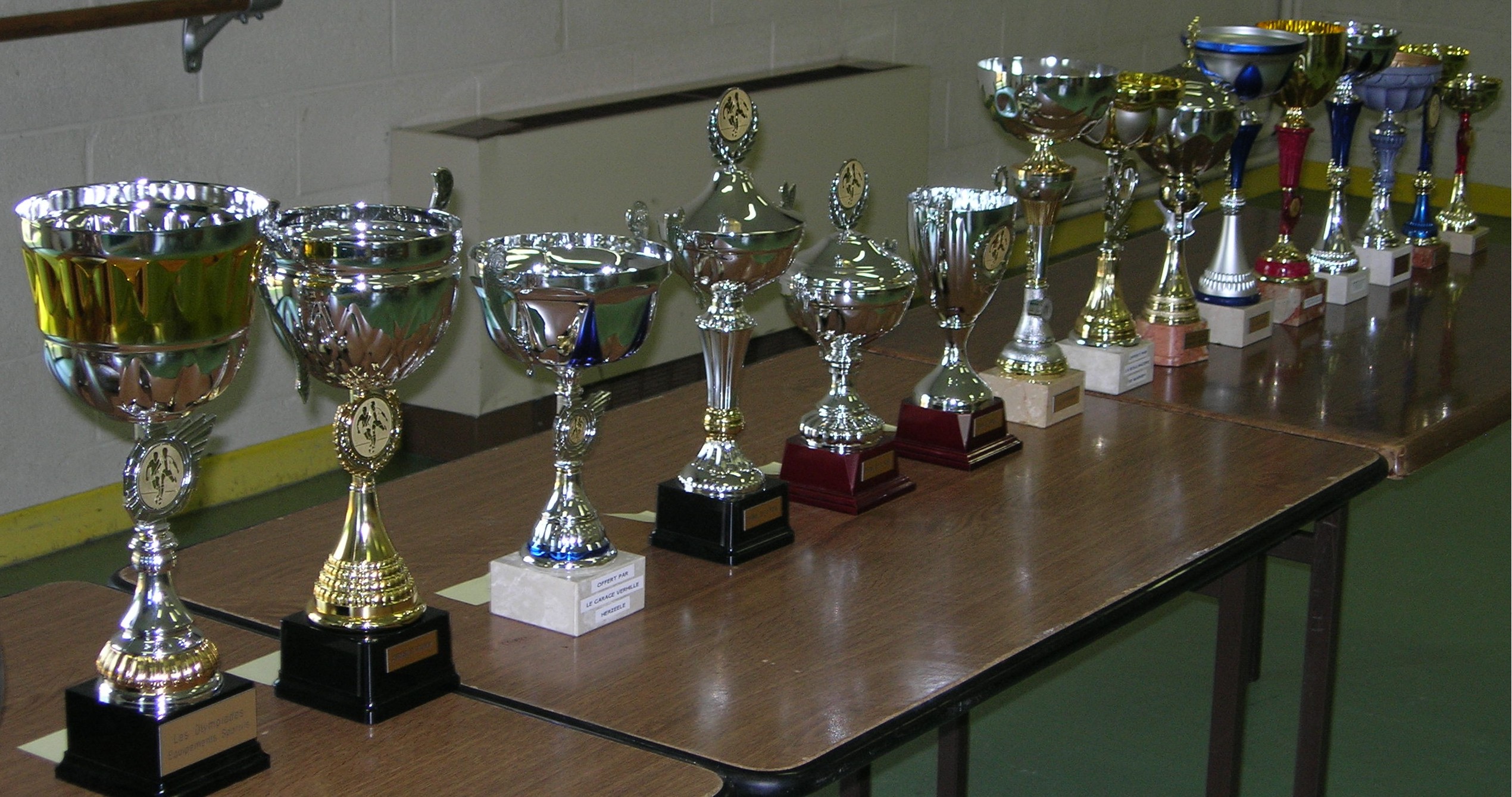 Coupes offertes pour le Tournoi Sixte 2006